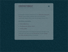 Tablet Screenshot of christianthibault.com